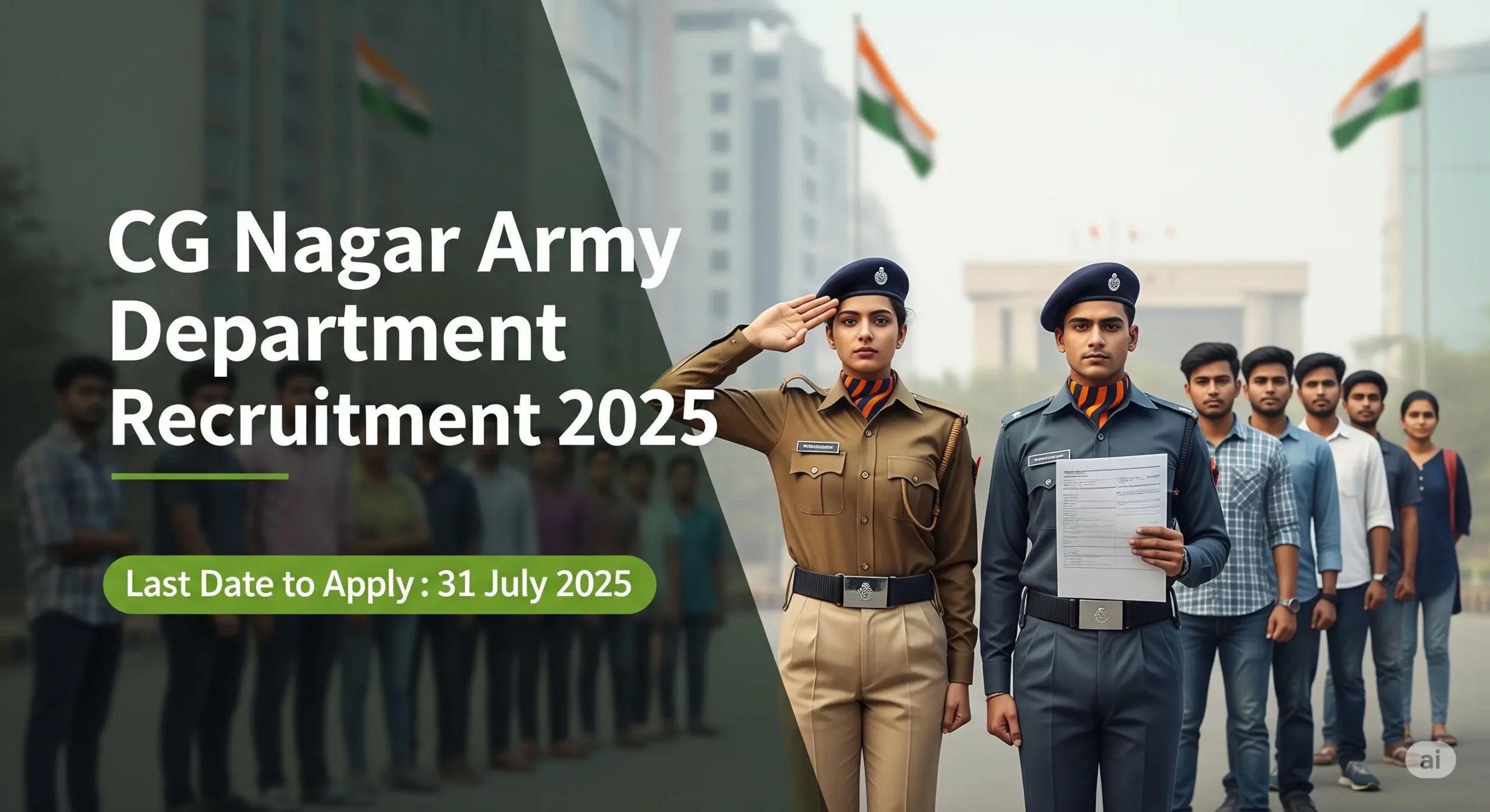 CG Nagar Army Department Recruitment 2025