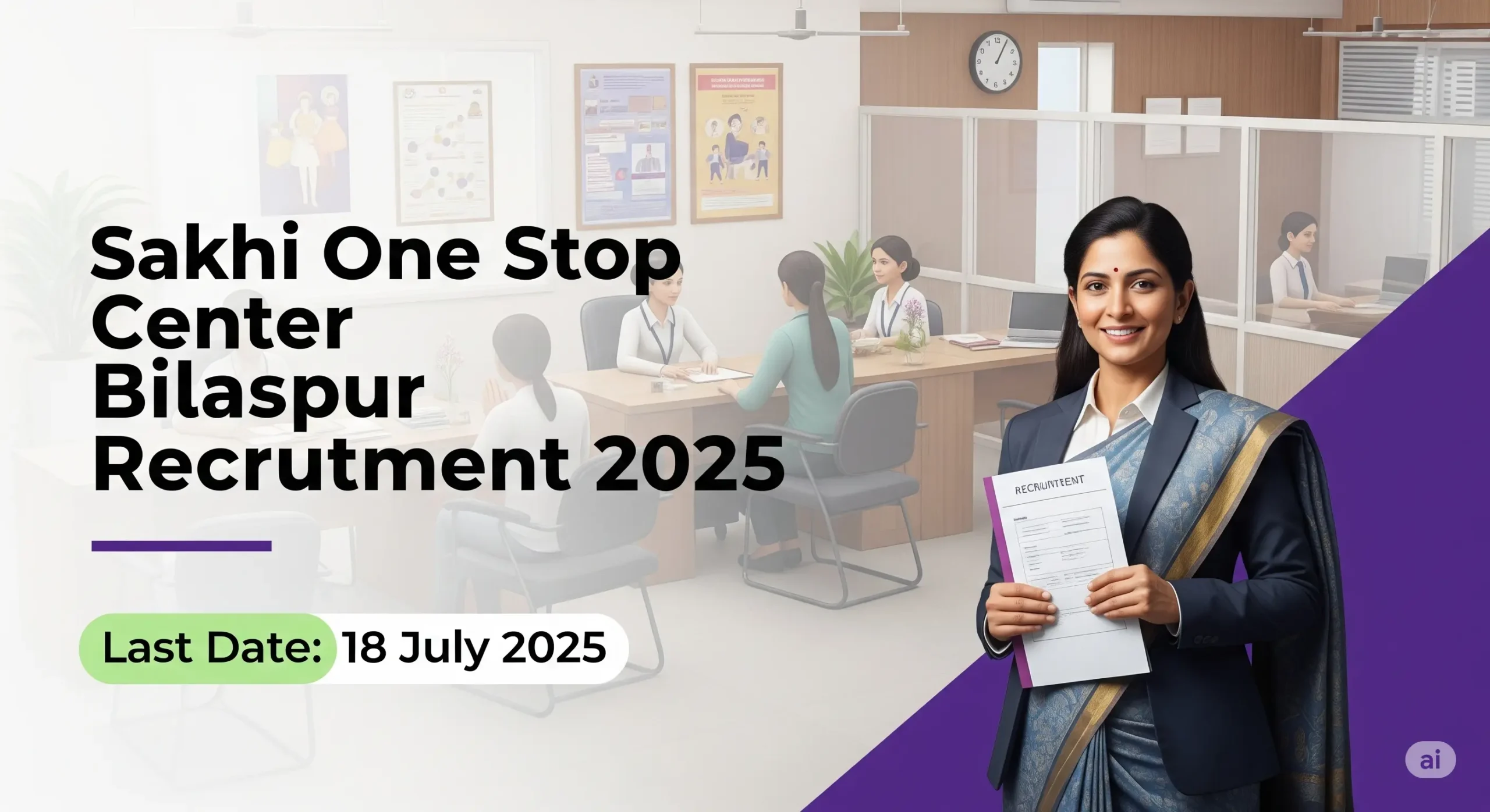 Sakhi One Stop Center Bilaspur Recruitment 2025