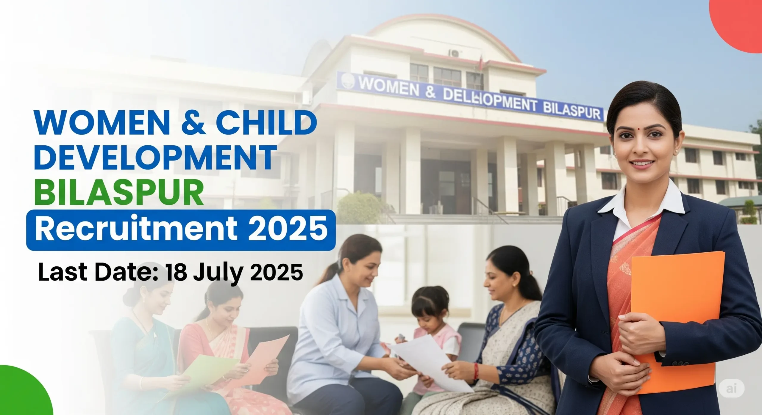 Women and Child Development Bilaspur Recruitment 2025
